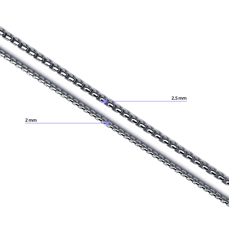Maori Chain | 925 Sterling Silver, Rhodium Plating & Glossy Finish