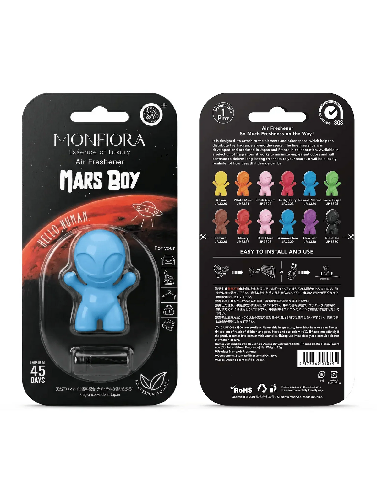 Mars Boy Air Freshener – Squash Marine