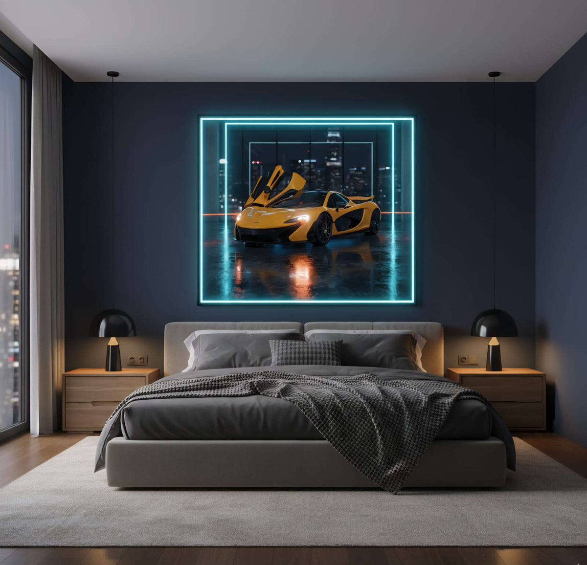 McLaren P1 Neon Poster Neonsignsindia