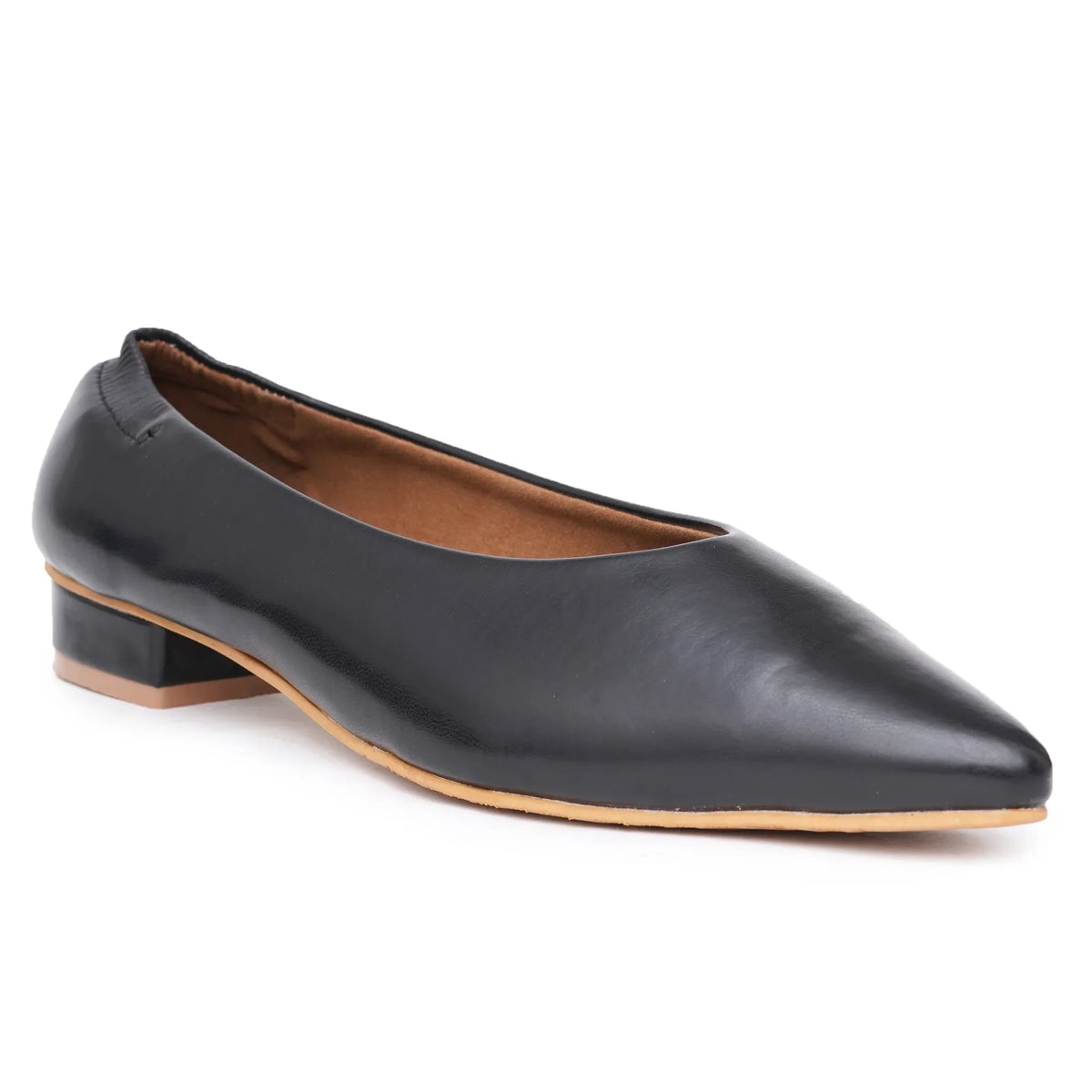 Original Pointed-Toe Black Ballerinas-7