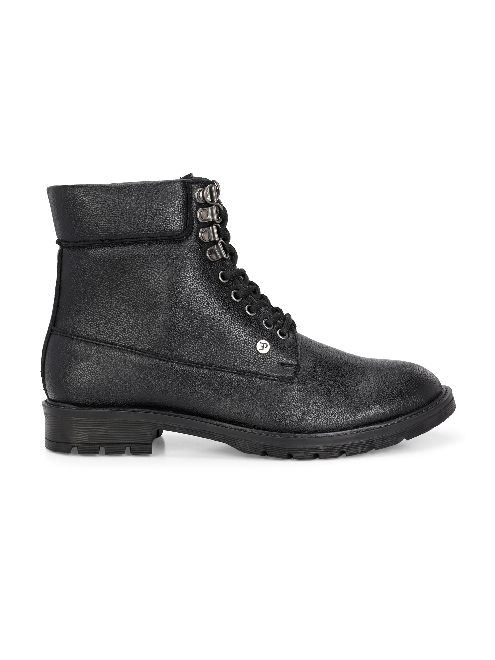 El Paso Men Faux Leather Casual Lace Up Boots-7