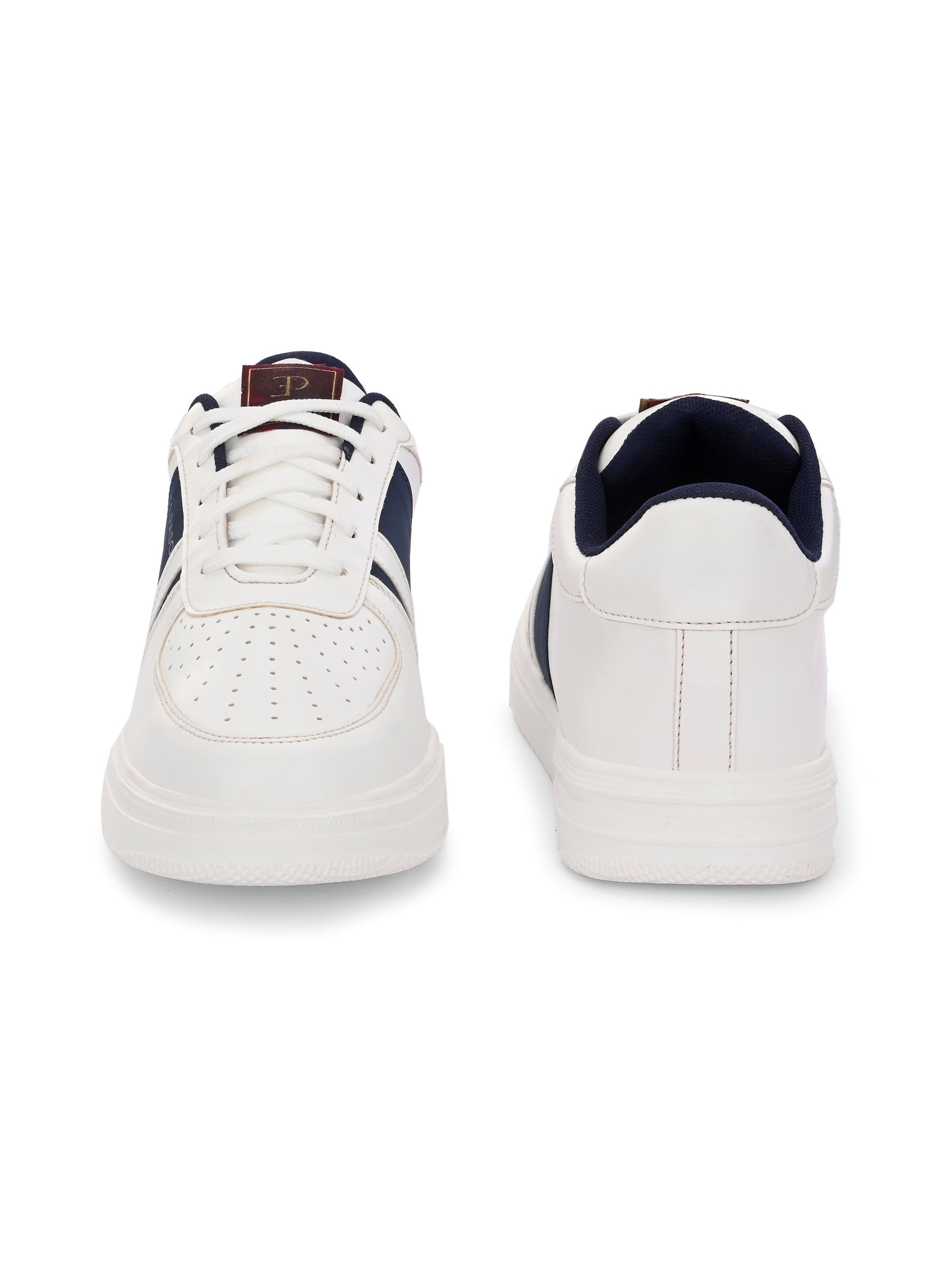 Men Leather Casual Lace Up Sneakers-6