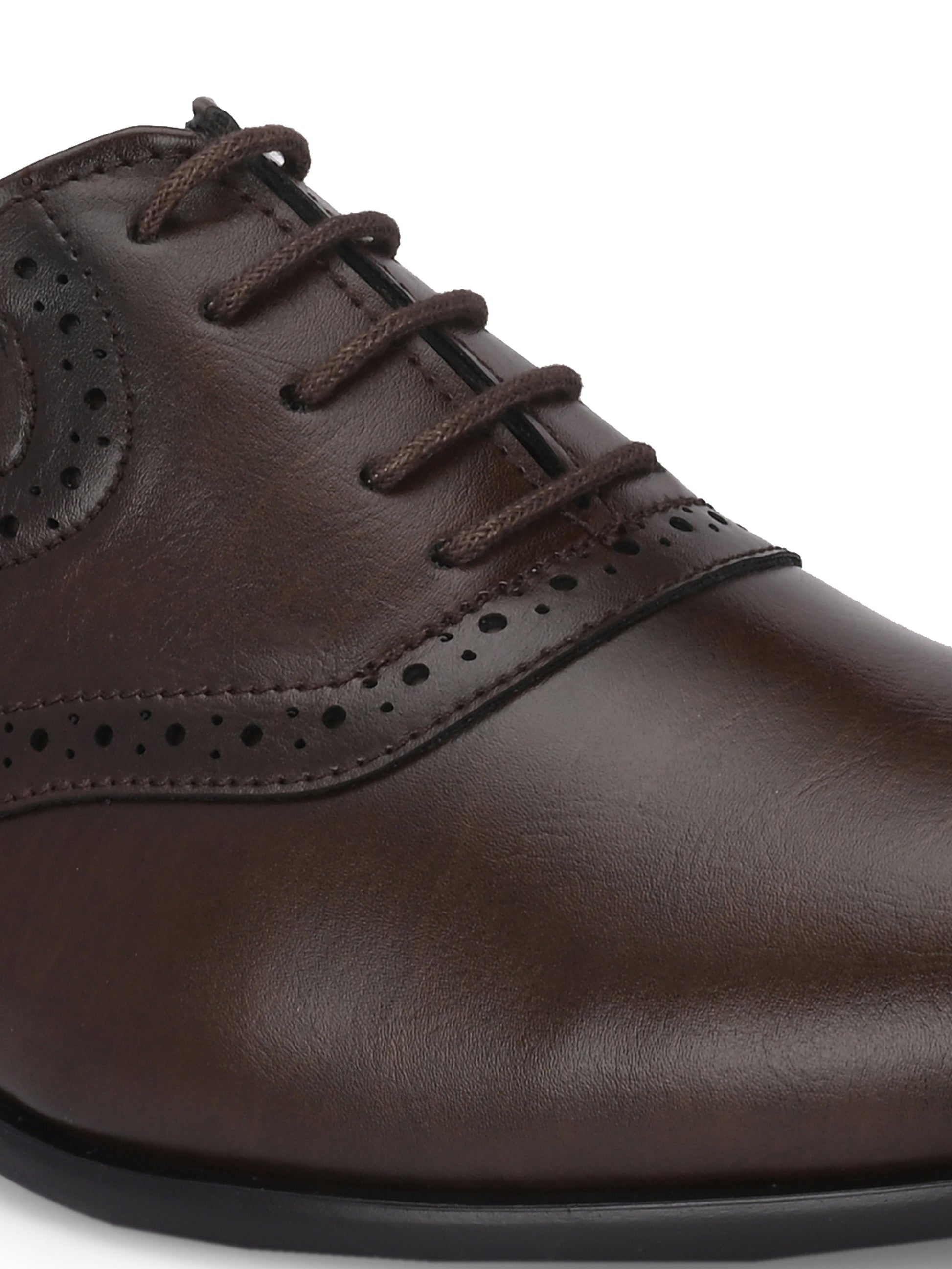 Solid Men Formal Brogues Shoes-2