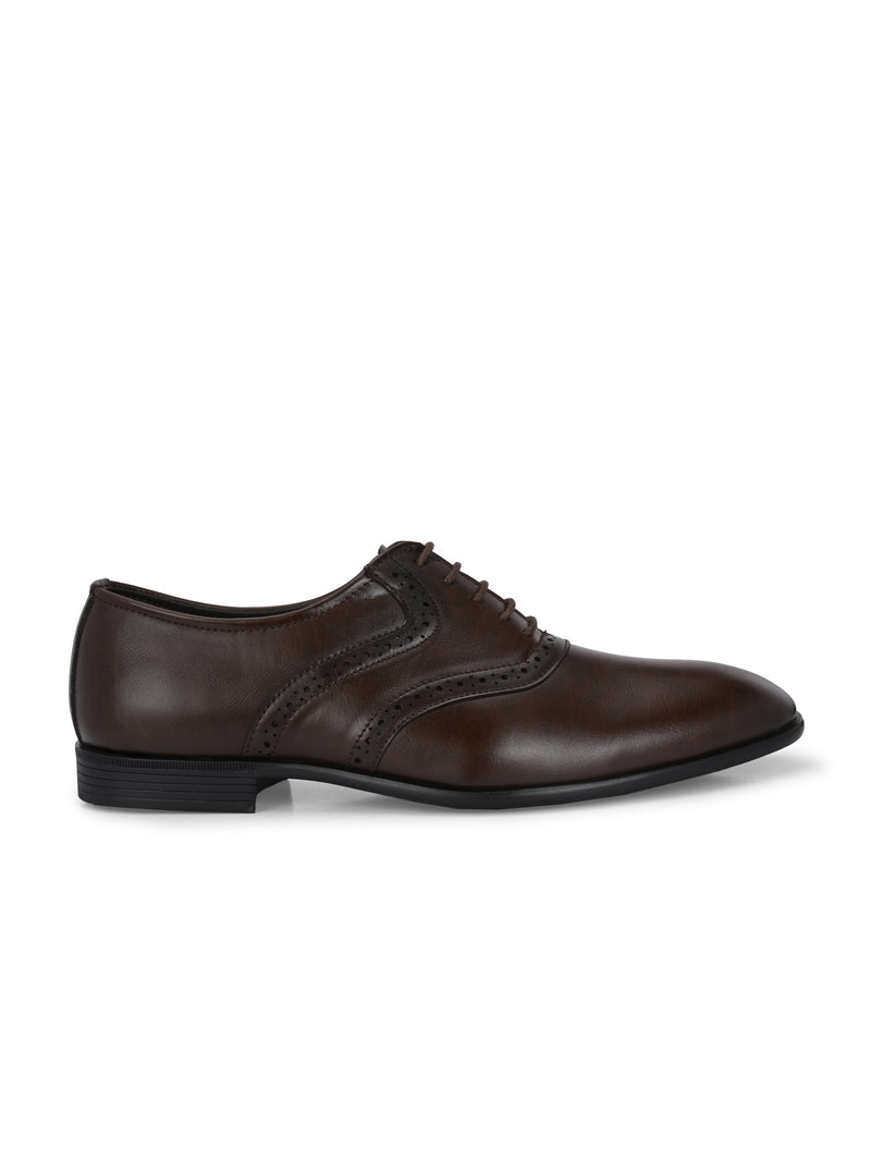Solid Men Formal Brogues Shoes-3