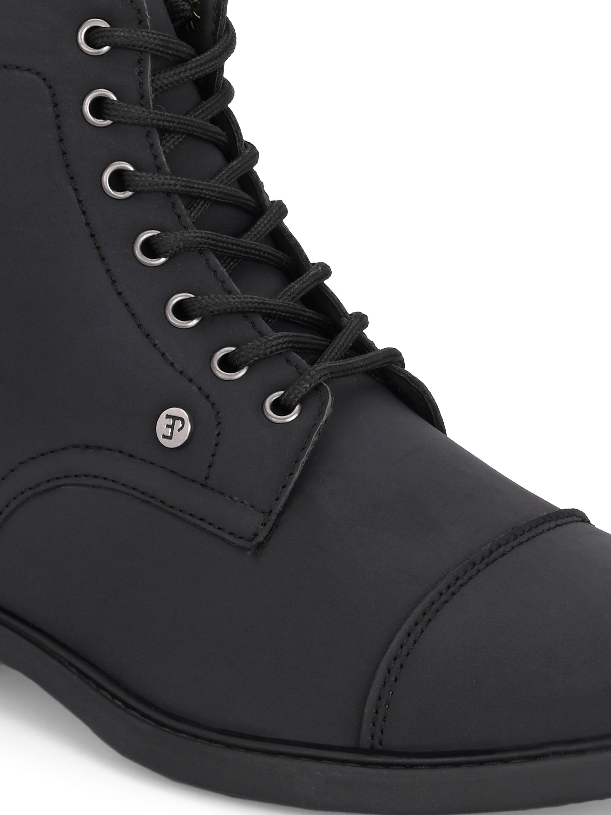 El Paso Men Faux Leather Casual Lace Up Boots-2