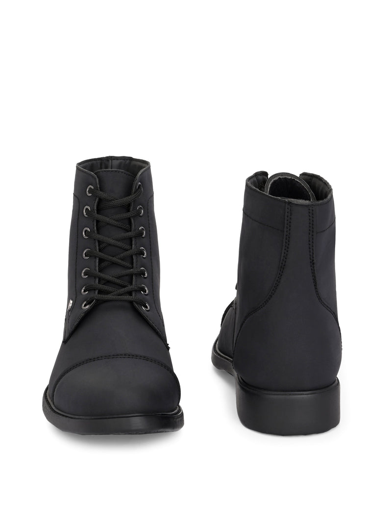El Paso Men Faux Leather Casual Lace Up Boots-5