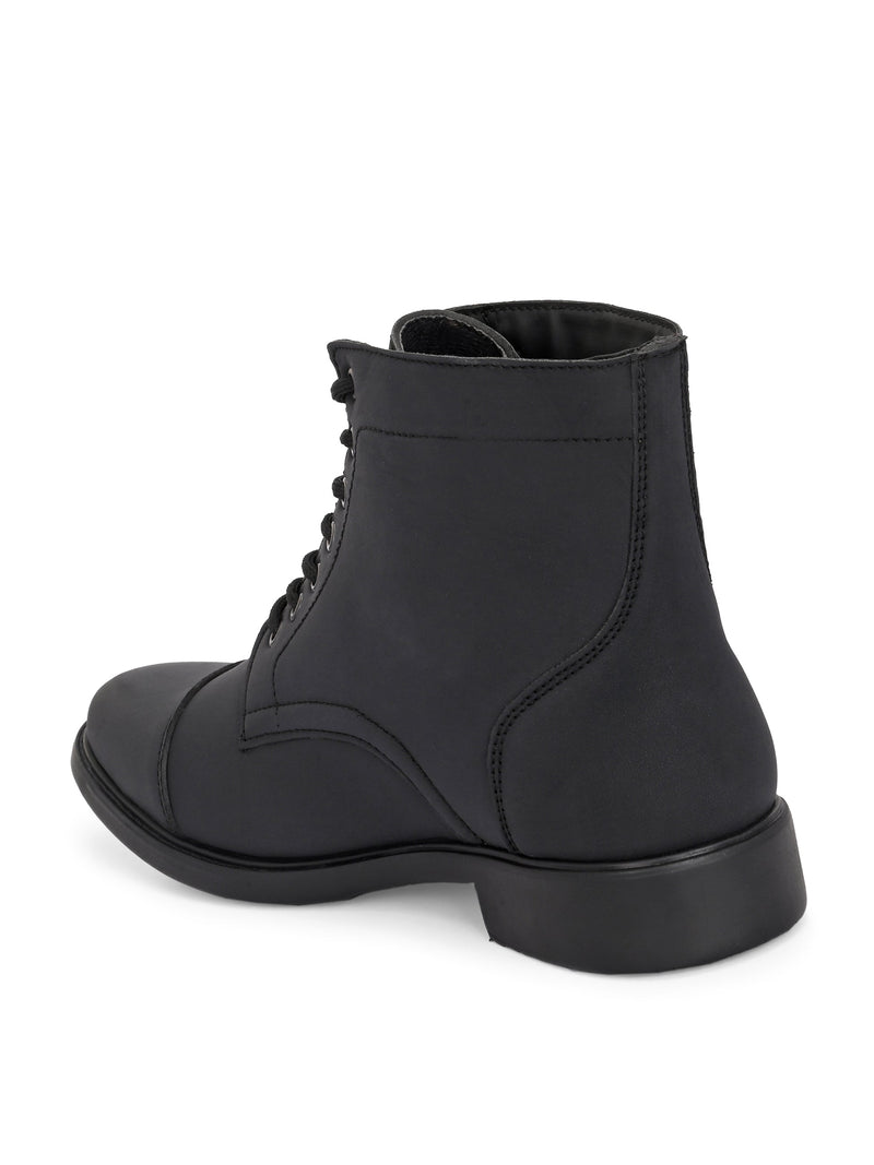 El Paso Men Faux Leather Casual Lace Up Boots-6