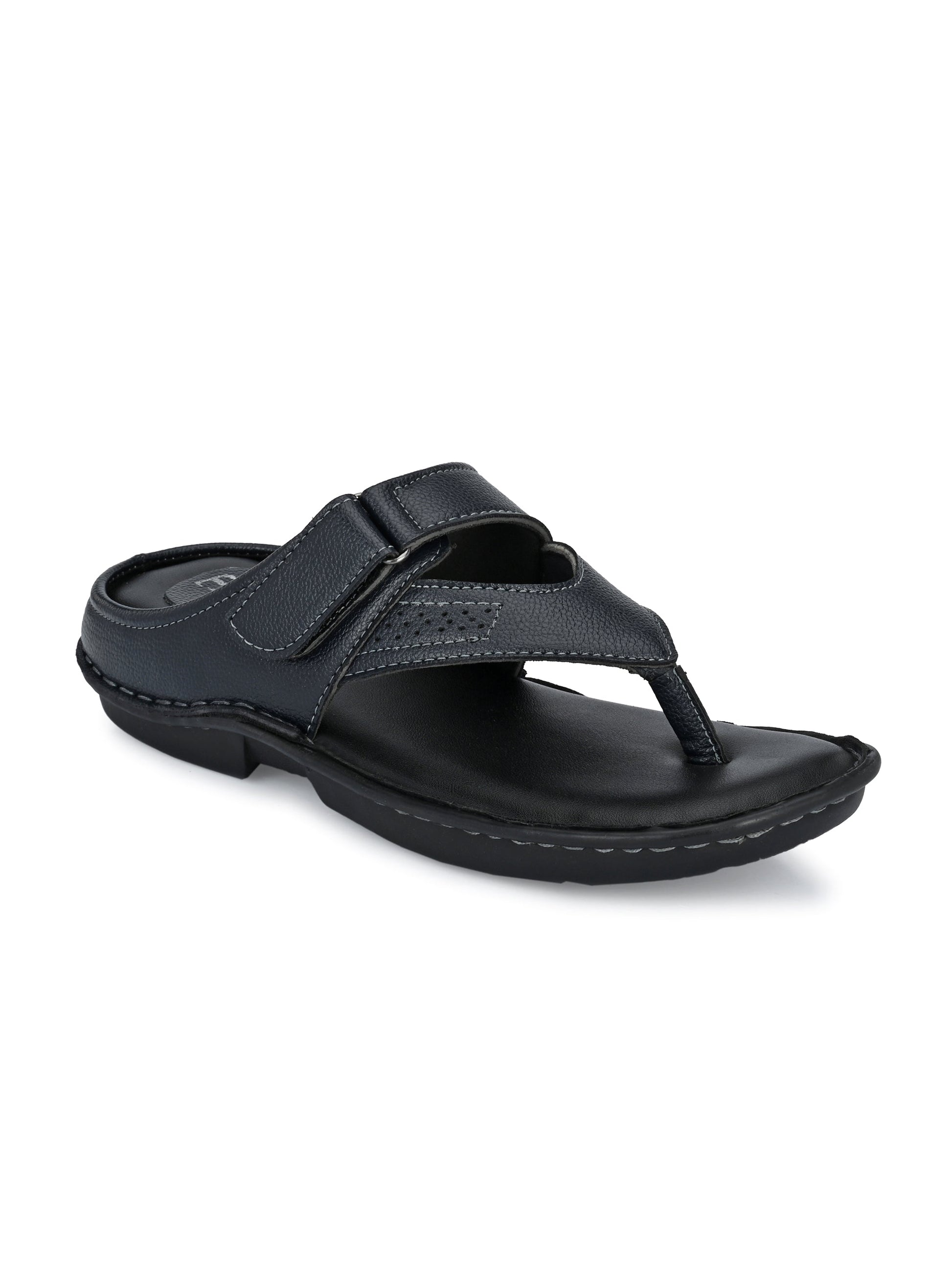 Navy Splendor Toe Loop Sandals-1