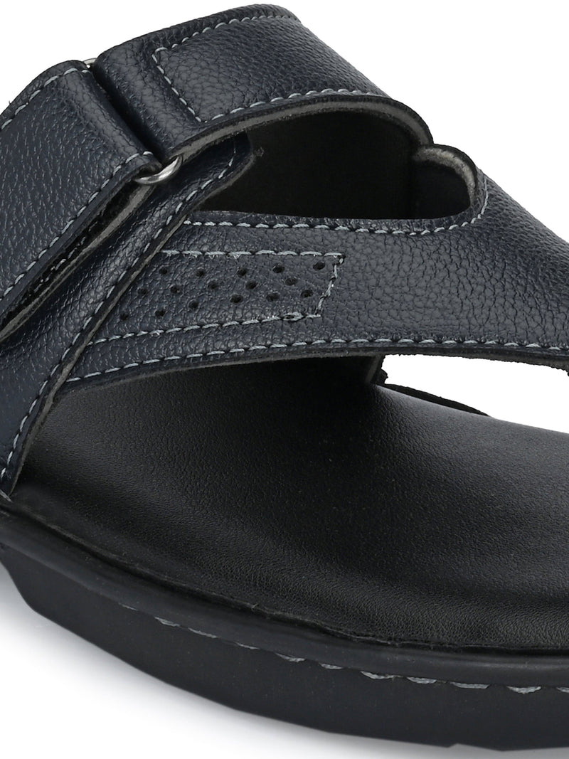 Navy Splendor Toe Loop Sandals-5