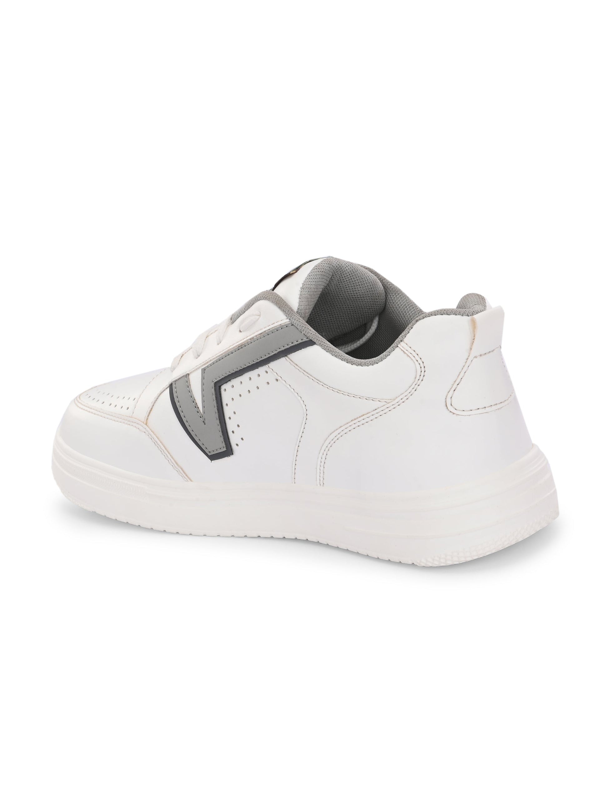 Men Striped Round Toe Lightweight Sneakers-2