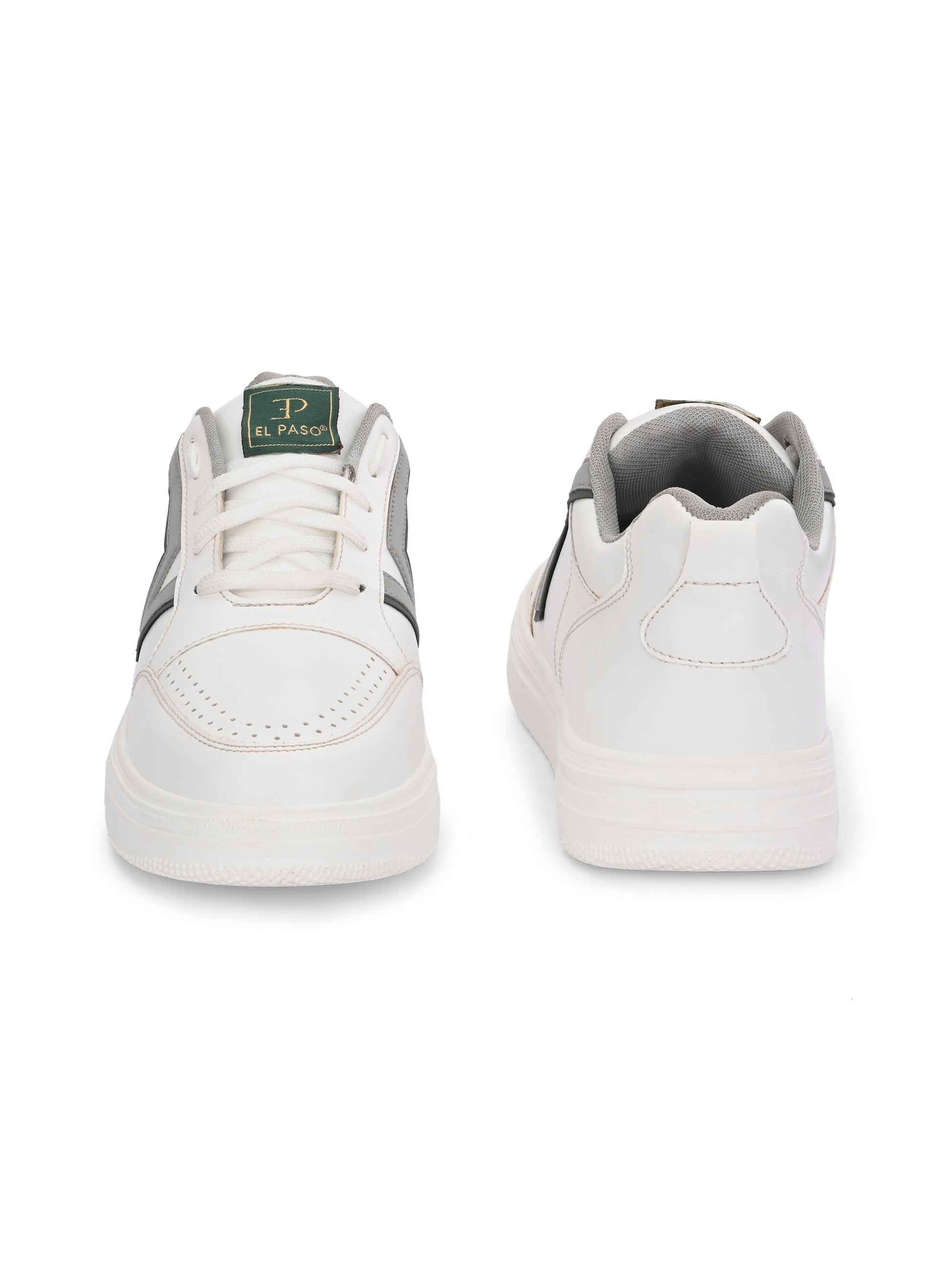 Men Striped Round Toe Lightweight Sneakers-6