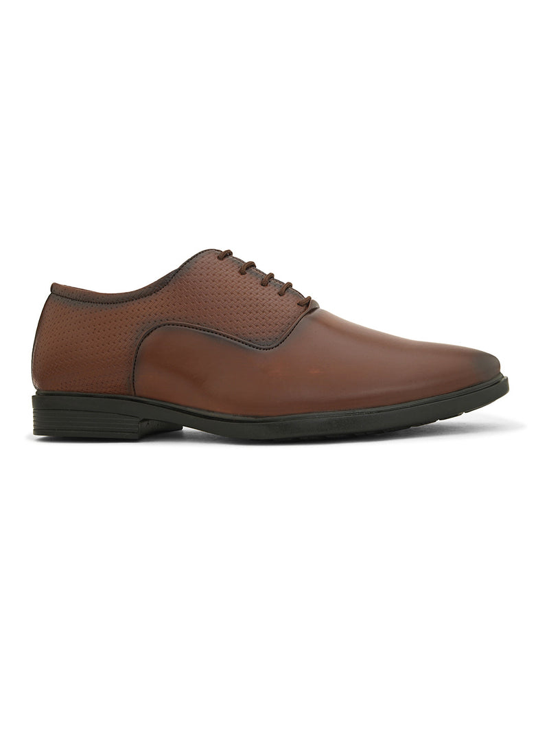 Men Textured Formal Derbys-3