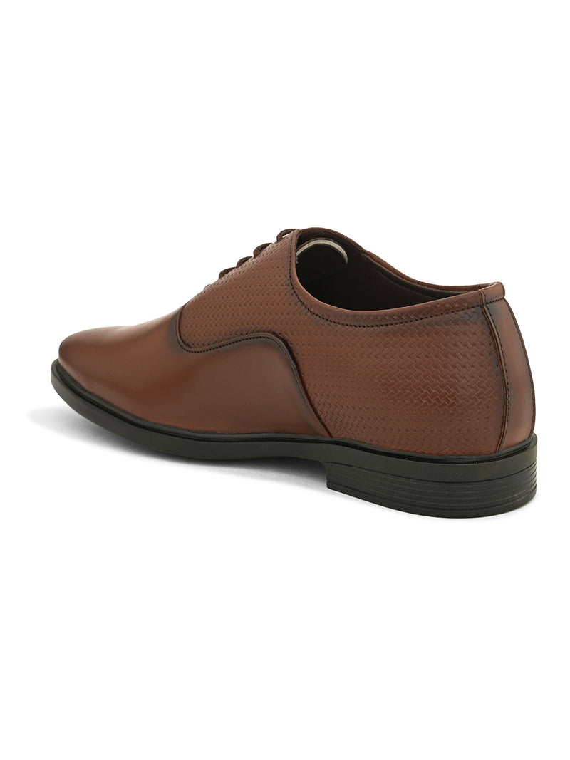 Men Textured Formal Derbys-4
