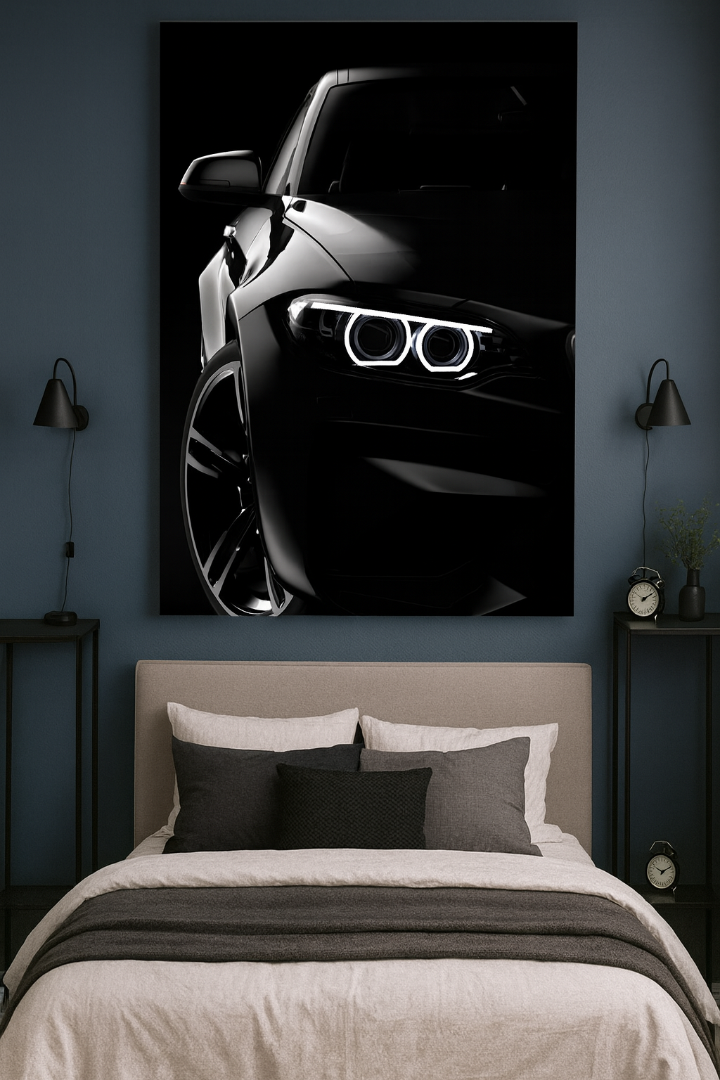 Midnight BMW Glow – Premium Neon Car Wall Art Neonsignsindia