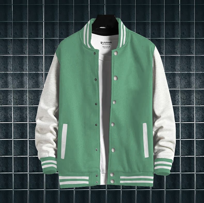 PLAIN VARSITY JACKET