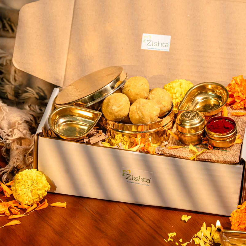 Mithai Diya set | A sweet festival gifting set (New)-2