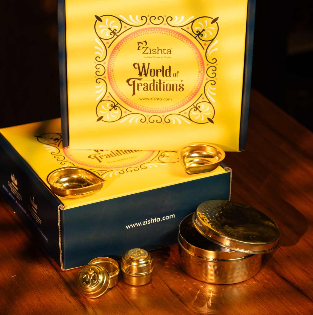 Mithai Diya set | A sweet festival gifting set (New)-1