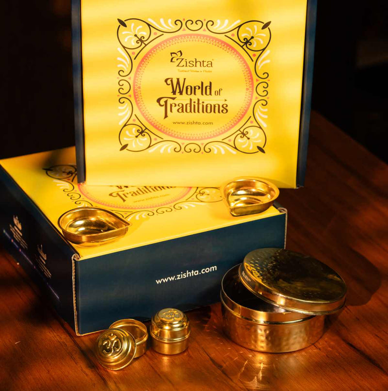 Mithai Diya set | A sweet festival gifting set (New)-1