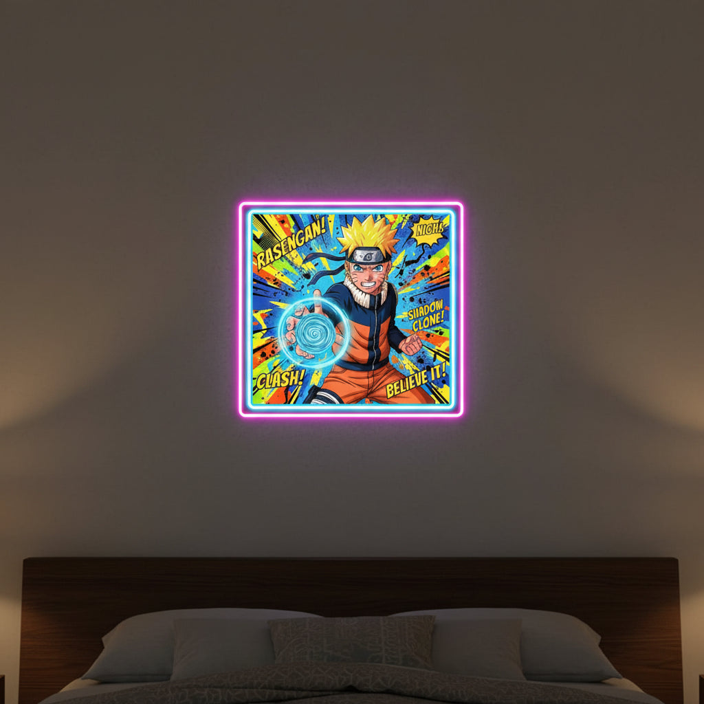 Naruto Pop Art Neon Sign Neonsignsindia