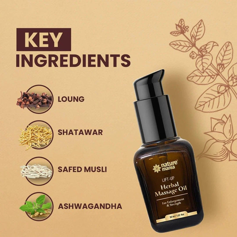 Lift-Up Massage Oil (30ML) for Men - Enjoy Better Intimacy 🥵