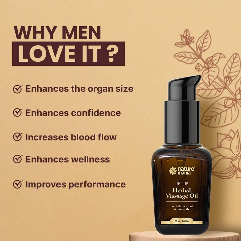 Lift-Up Massage Oil (30ML) for Men - Enjoy Better Intimacy 🥵
