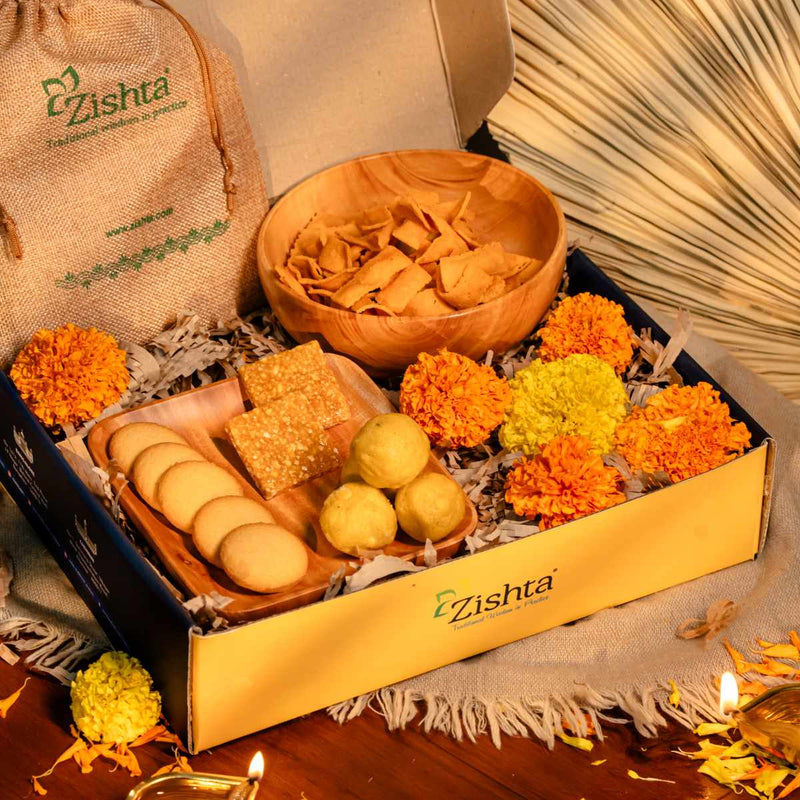 Neem Snack Serving Set | A thoughtful House Warming gift-2