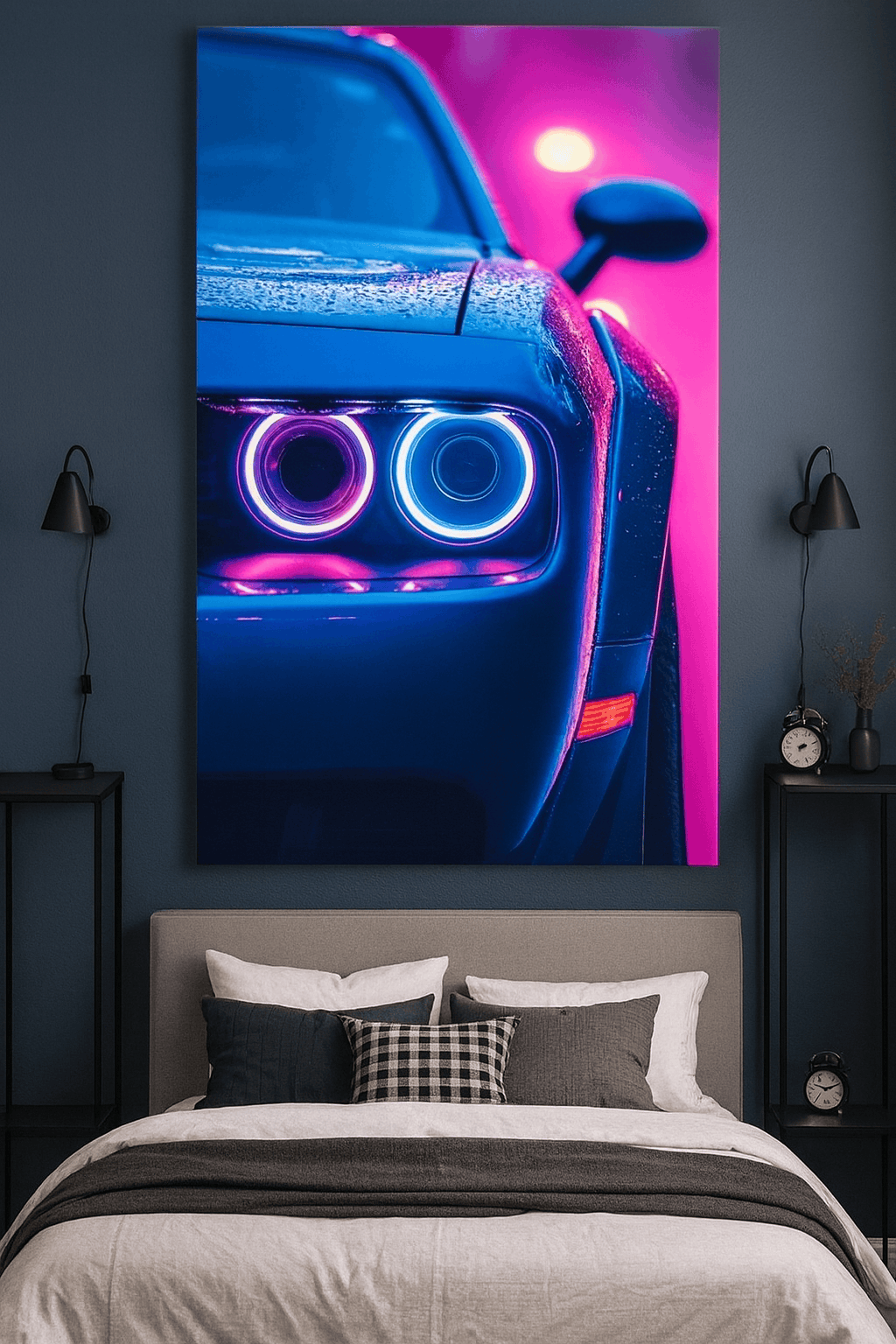 Neon Street Pulse Car Wall Art | Neon Signs India — Image 1