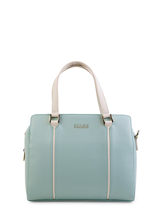 Culge Chicago "The Adler" Minimalist Dome Satchel – Sage Mint-2