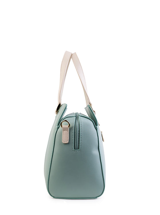 Culge Chicago "The Adler" Minimalist Dome Satchel – Sage Mint-4