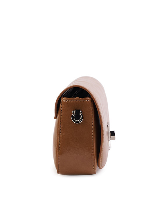 Culge Chicago "The Lincoln Park" Vintage Turn-Lock Sling – Heritage Tan-4