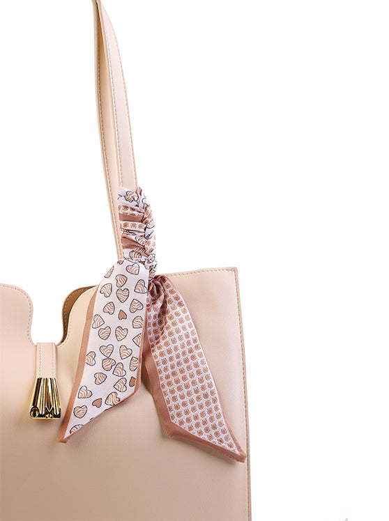 Culge Chicago "The Loop" Sculpted Office Tote – Alabaster Silk-4