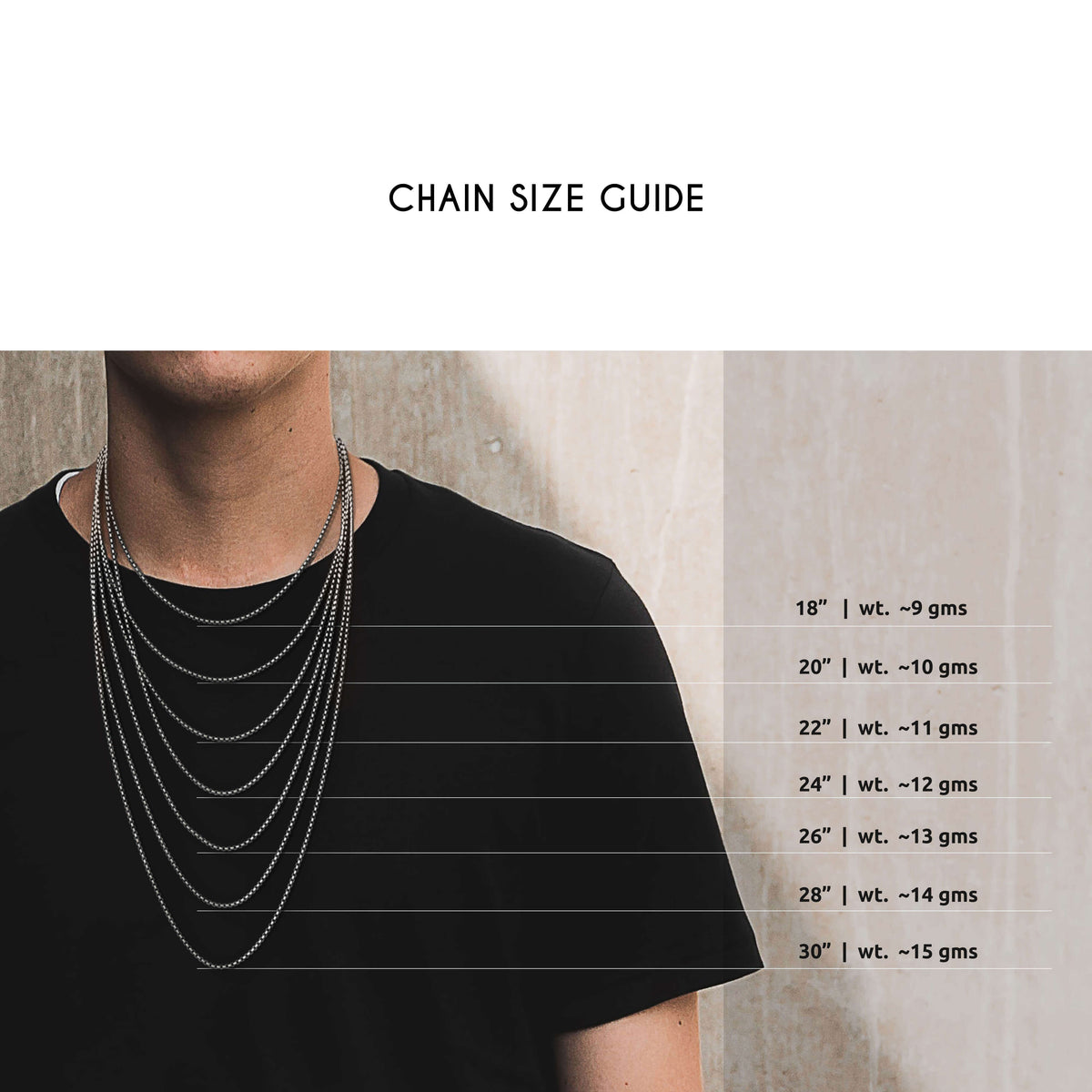 Maori Chain | 925 Sterling Silver, Rhodium Plating & Glossy Finish