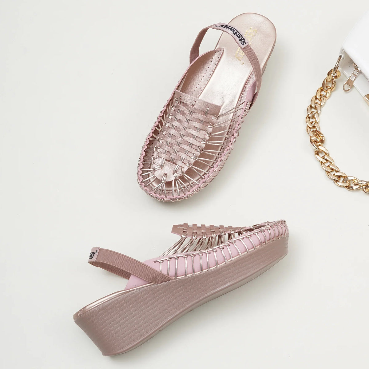 Stelway Exclusive Rose Gold Wedges-1