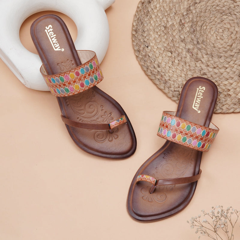 Stelway Slip on Flats-1