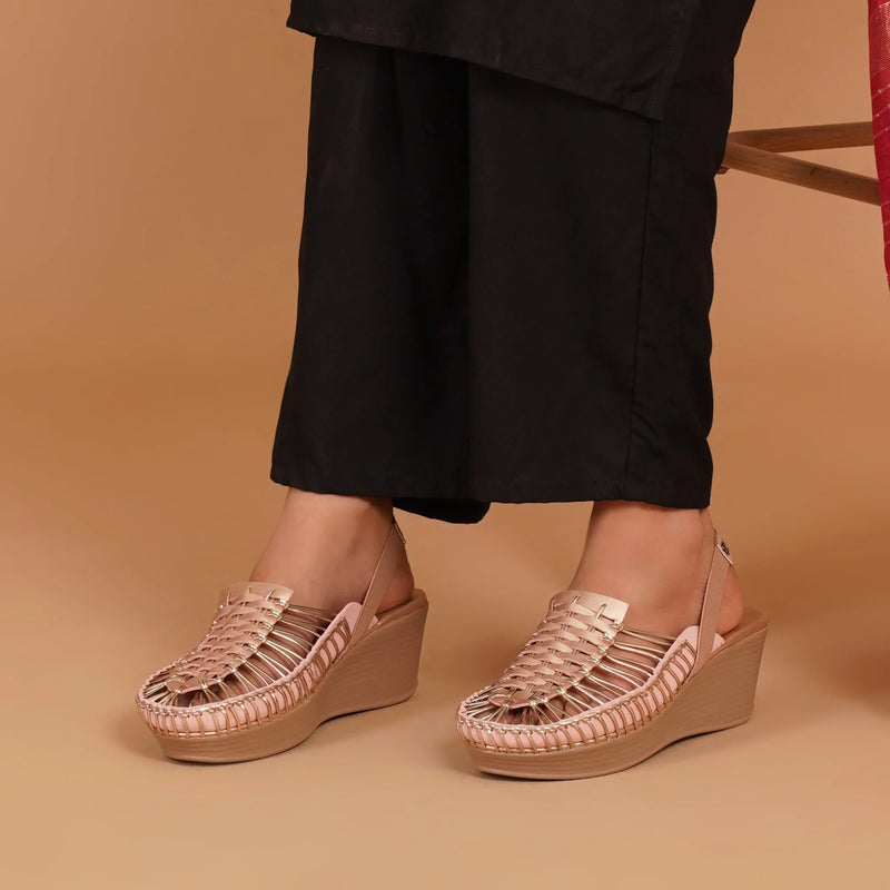 Stelway Exclusive Rose Gold Wedges-2