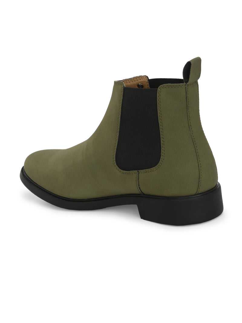 El Paso Men Faux Leather Casual Chelsea Boots-11