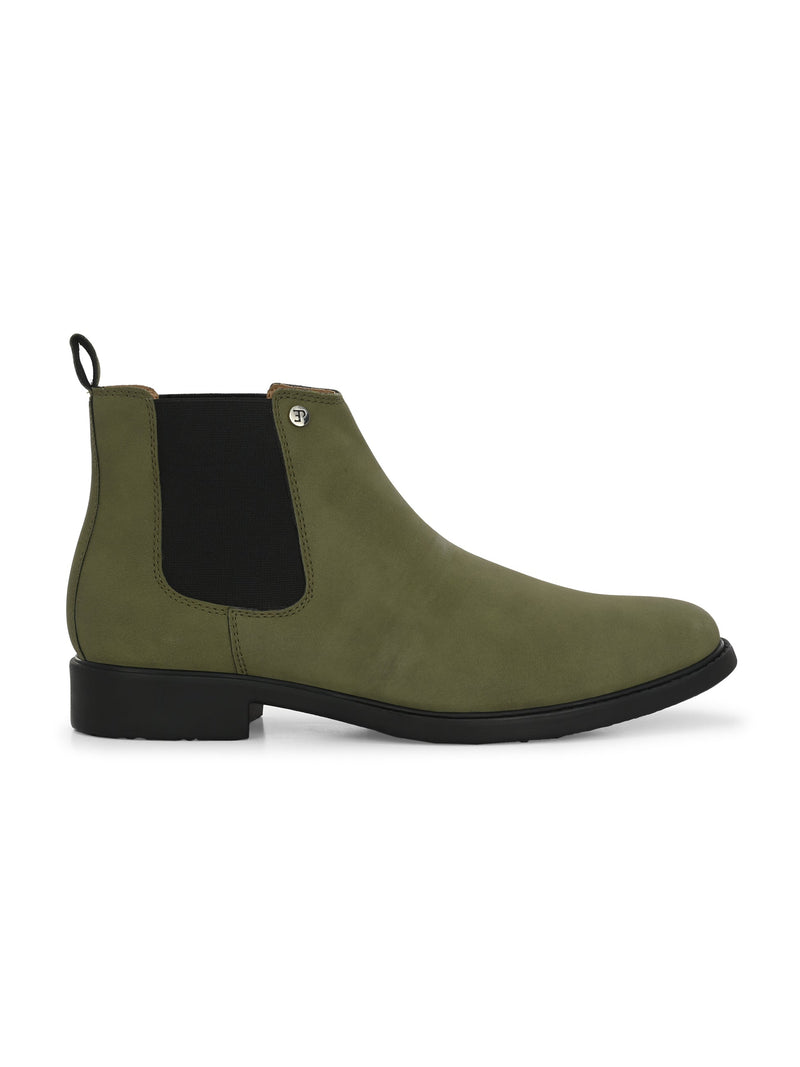 El Paso Men Faux Leather Casual Chelsea Boots-12