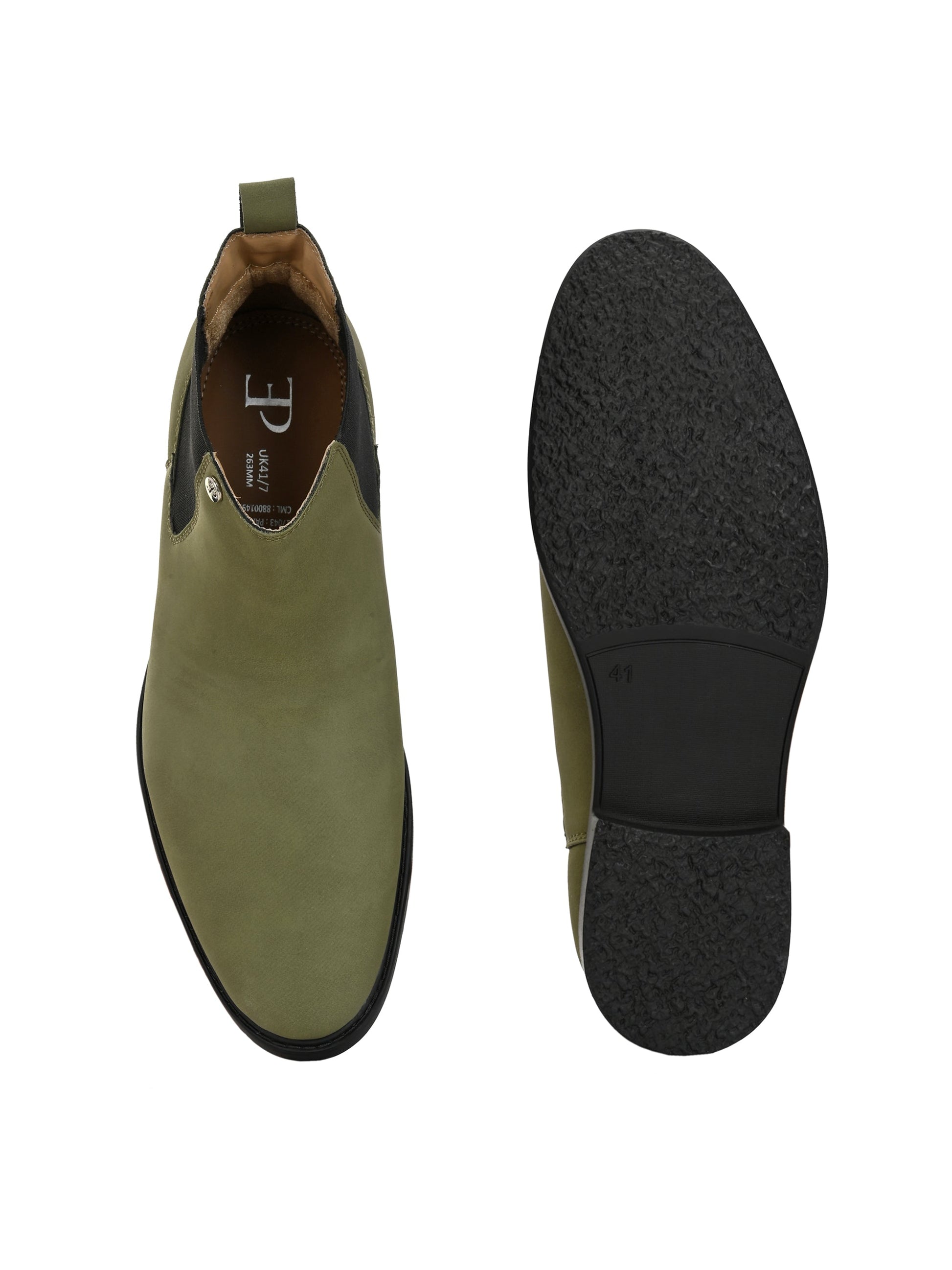 El Paso Men Faux Leather Casual Chelsea Boots-13