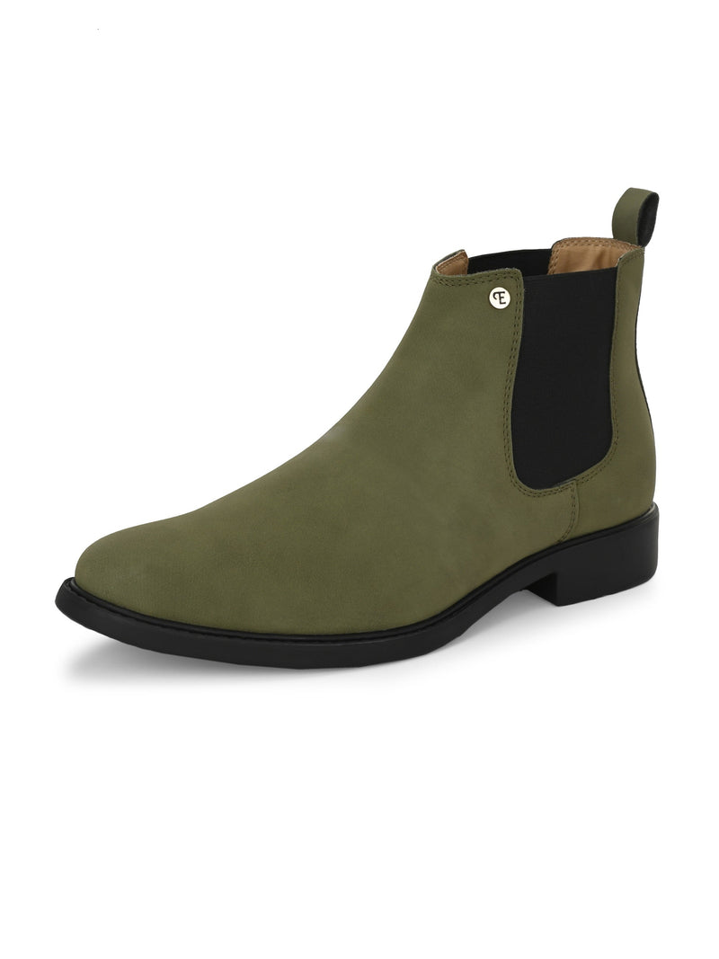 El Paso Men Faux Leather Casual Chelsea Boots-15