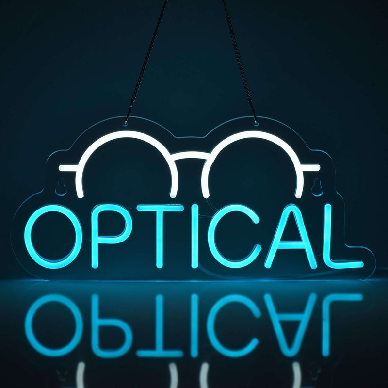 Optical Neon Sign 16.5" x 7.5" Neonsignsindia