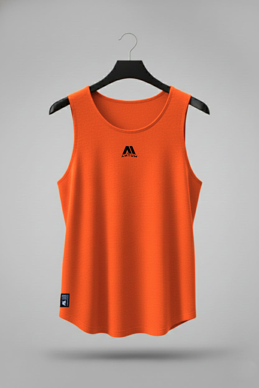 Orange Colour Cotton Sleeveless t-shirt ( sando )