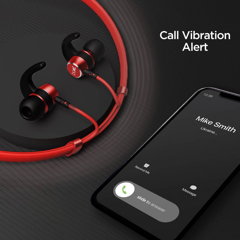 boAt Rockerz 235v2/238 with ASAP Charge and upto 8 Hours Playback Bluetooth Headset (Red, In the Ear)
