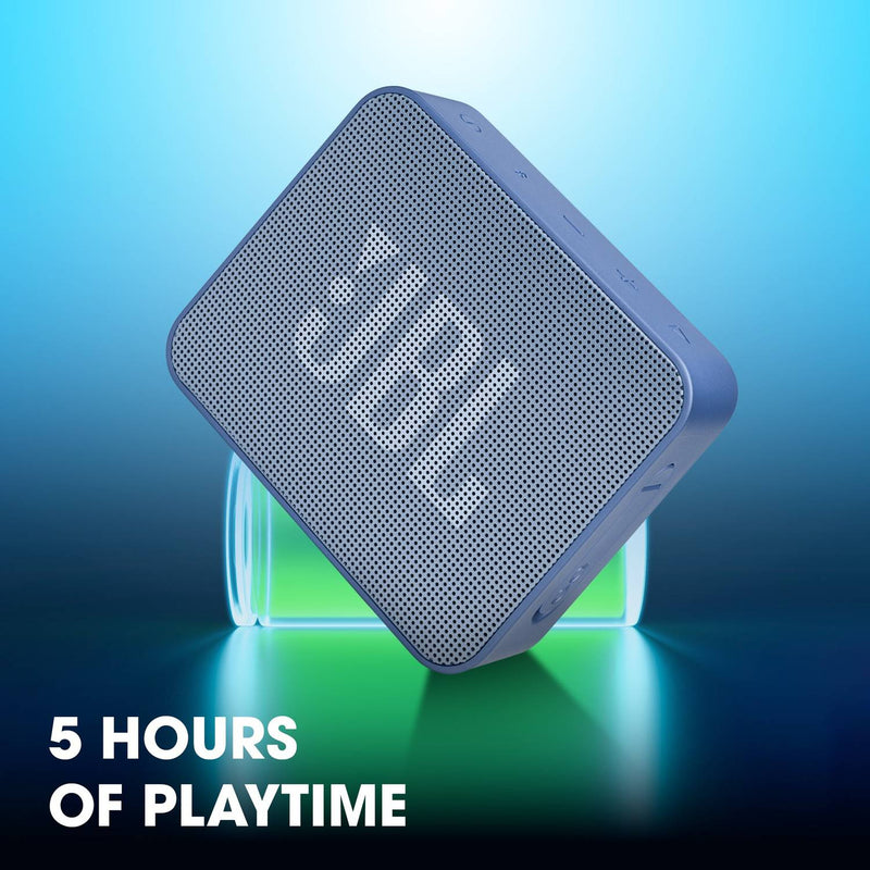 JBL Go Essential with Rich Bass, 5 Hrs Playtime, IPX7 Waterproof, Ultra Portable 3.1 W Bluetooth Speaker