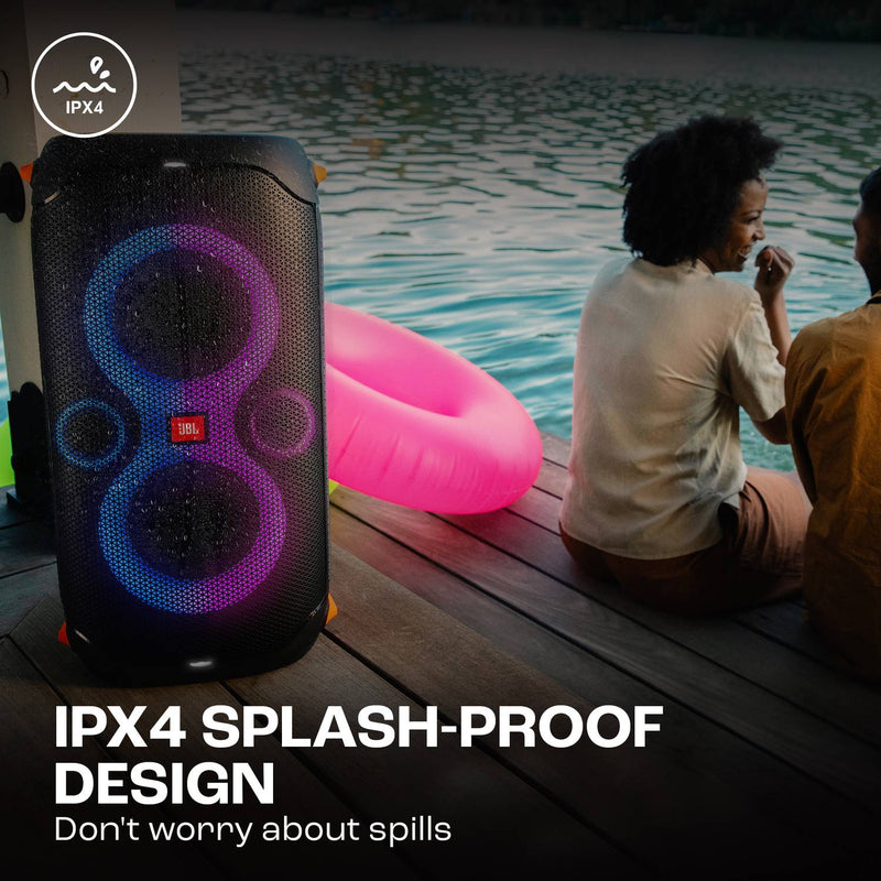 JBL Partybox 110 with,Dynamic Light Show,Upto 12Hr Playtime, App 160 W Bluetooth Party Speaker (Black, Stereo Channel)