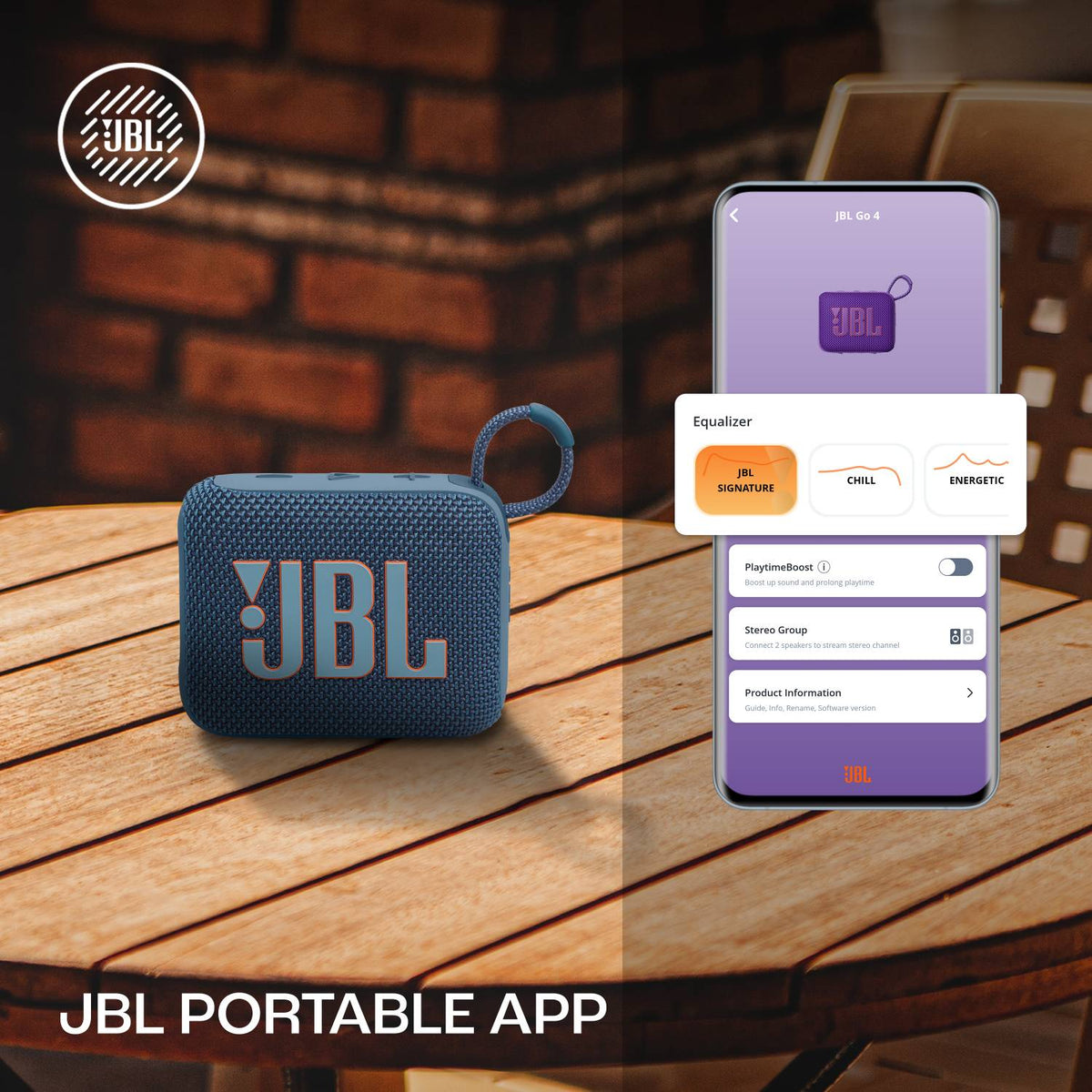 JBL Go 4, Wireless Ultra Portable, Pro Sound,Water & Dust Proof 4.2 W Bluetooth Speaker