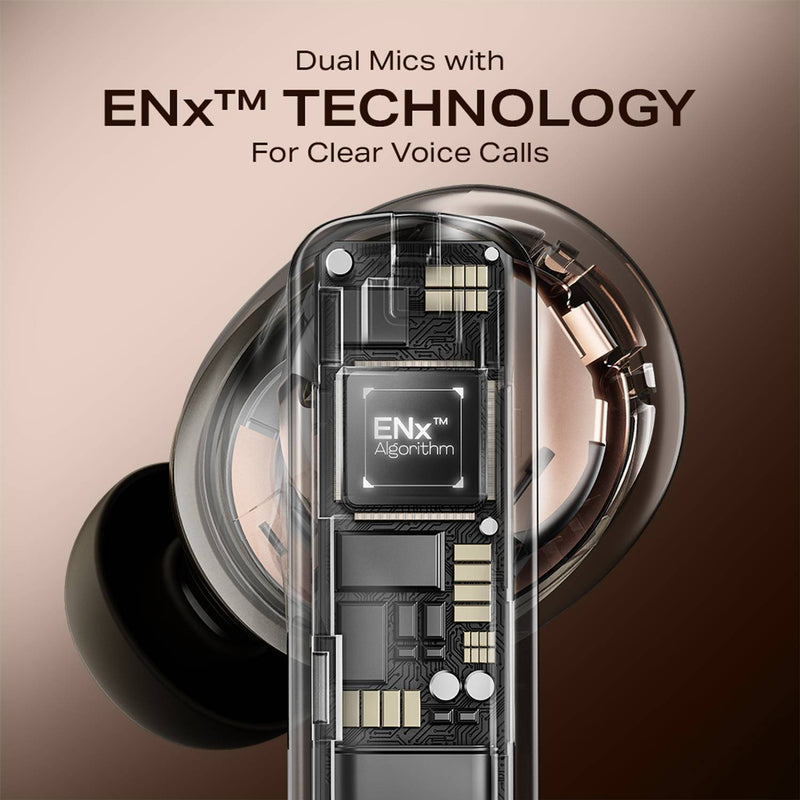 boAt Airdopes 181 Pro, 100H Battery, ENx,LED Display, App Support Bluetooth Headset (Mocha Elegance, True Wireless)