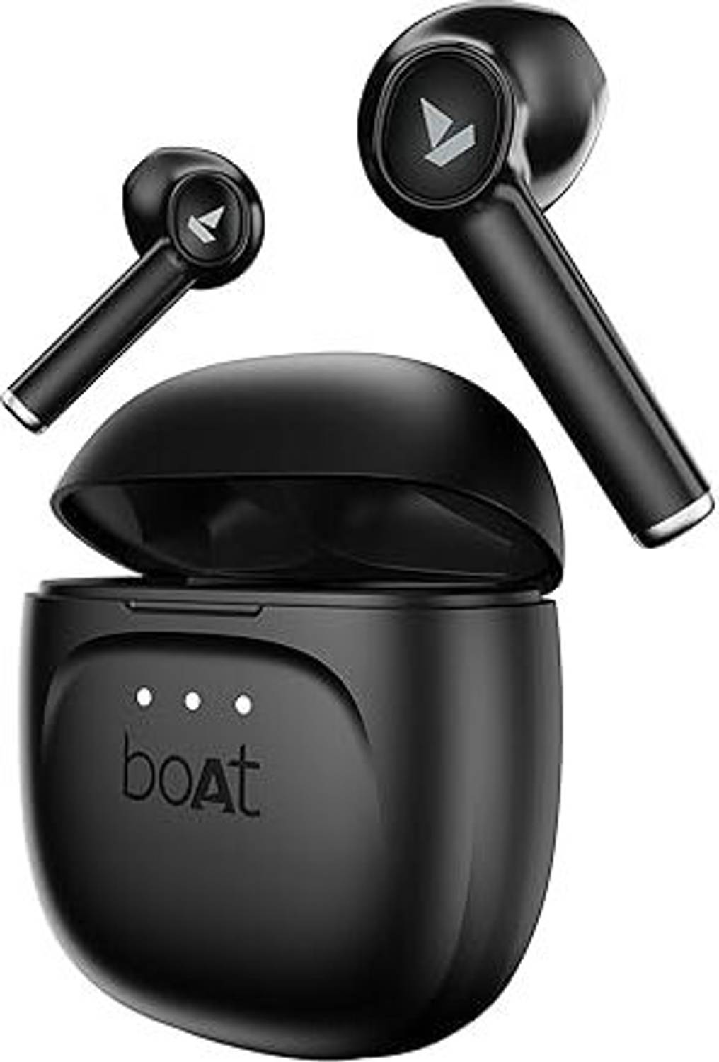 boAt Airdopes 131 Gen 2, 13mm Drivers, 70H Battery, ENx, App Bluetooth Headset (Carbon Black, In the Ear)