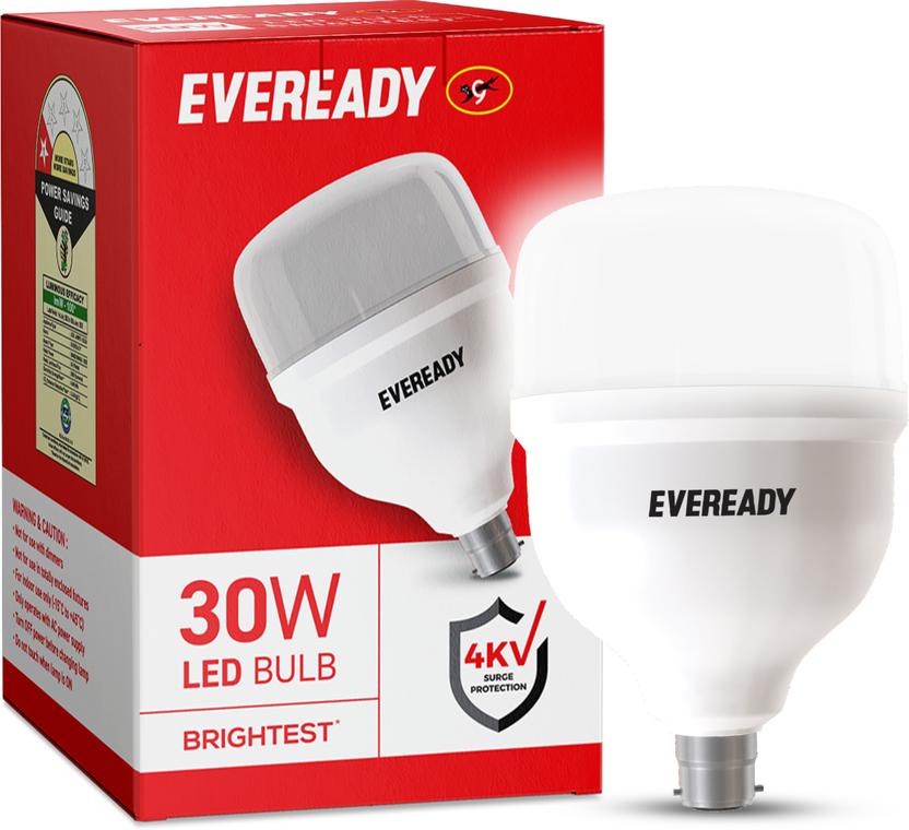 EVEREADY 30 W Basic, Flickering Standard B22 LED Bulb