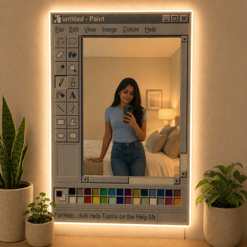 Mirror Neon Sign Paint - Warm White
