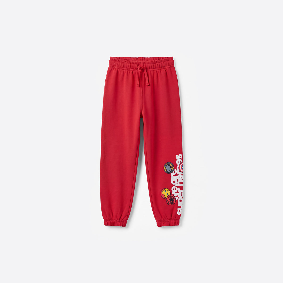 Marvel Super Heroes Graphic Red Cotton Co-ord Set